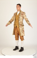   Photos Man in Historical Civilian suit 4 18th century a poses jacket medieval clothing whole body 0002.jpg